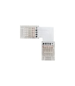 LED ЛЕНТА CONNECTOR 10MM-RGBW L-SHAPE 20PCS-BAG TRANSPARENT 5520380 VITO