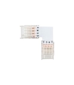 LED ЛЕНТА CONNECTOR 10MM-RGB L-SHAPE 20PCS-BAG TRANSPARENT 5520360 VITO