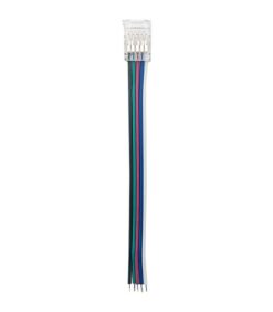 LED ЛЕНТА CONNECTOR 10MM-RGBW WITH CABLE 20PCS-BAG TRANSPARENT 5520341 VITO