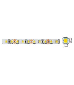LED ЛЕНТА PLUS 24V 120x2835 9.6W 3M Самозалепваща лента 8mm IP20 3000K 5m ROLL 5540460 VITO