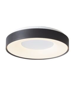 LED ПЛАФОН ЗА ТАВАН DESITA R25 Ø385xH80 25W 3xCCT (3000K/4000K/6500K) 2125Lm МАТОВО ЧЕРЕН 2027920 VITO