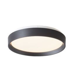 LED ПЛАФОН ЗА ТАВАН EMILIA R35 Ø380xH65 35W 3xCCT (3000K/4000K/6500K) 3325Lm МАТОВО ЧЕРЕН 2027890 VITO