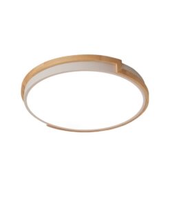 LED ПЛАФОН ЗА ТАВАН FINESSE R4-35 Ø400xH50 35W 3xCCT (3000K/4000K/6500K) 3150Lm МАТОВО БЯЛ+ДЪРВЕСЕН 2027970 VITO