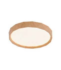 LED ПЛАФОН ЗА ТАВАН SIMON R35 Ø385xH75 35W 3xCCT (3000K/4000K/6500K) 3150Lm ДЪРВЕСЕН 2027930 VITO
