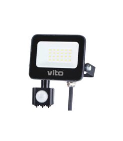 LED ПРОЖЕКТОР SAVA-S С PIR СЕНЗОР 20W 2000Lm 6000K IP65 3022710 VITO