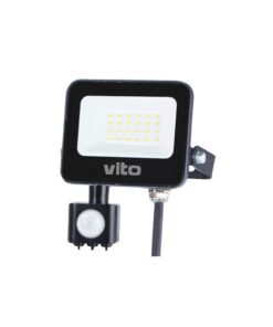 LED ПРОЖЕКТОР SAVA-S С PIR СЕНЗОР 20W 2000Lm 6000K IP65 3022710 VITO