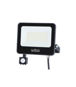 LED ПРОЖЕКТОР SAVA-S С PIR СЕНЗОР 50W 5000Lm 6000K IP65 3022730 VITO