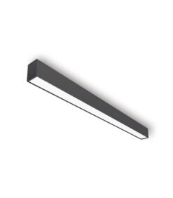 LED ЛИНЕЕН ОСВЕТИТЕЛ ЗА ВЪНШЕН МОНТАЖ-SL1 53x83x890mm 32W 3000K (ТОПЛА СВЕТЛИНА) 3200Lm ЧЕРЕН ЦВЯТ 2427820 VITO