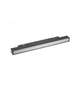 LED МАГНИТЕН ЛИНЕЕН ПРОЖЕКТОР MAGNA-S4 40W 3200Lm 3000K (ТОПЛА СВЕТЛИНА) 120⁰ 1200x22x25mm 48V ЧЕРЕН ЦВЯТ 2102060 VITO
