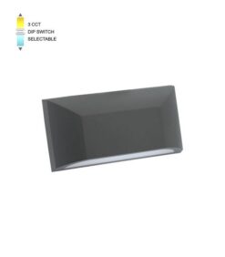 LED ФАСАДЕН АПЛИК ADRIA-W1 6W 312/330/318Lm 3xCCT IP65 113x220x51 АНТРАЦИТ 3230481 VITO