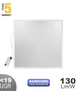 LED ПАНЕЛ BACKLIGHT ZAGREY-A 36W 4000K 4680Lm 5YEARS WARRANTY UGR19 SAMSUNG CHIP LIFUD ДРАЙВЕР 595X595MM БЯЛ 8PCS/CTN 2430320 V
