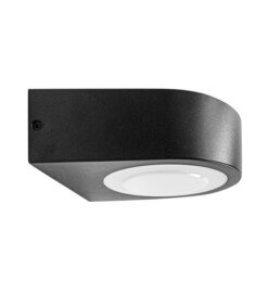 LED СТЕНЕН ОСВЕТИТЕЛ ARCOS 15W 5xCCT (3000K/4000K/6500K/3000K+6500K/6500K+3000K) 1350Lm IP65 20*7CM ЧЕРЕН 3401160 VITO
