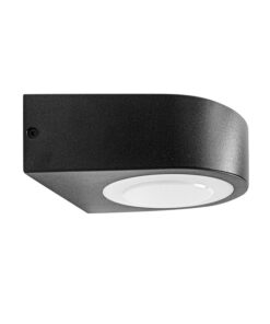 LED СТЕНЕН ОСВЕТИТЕЛ ARCOS 15W 5xCCT (3000K/4000K/6500K/3000K+6500K/6500K+3000K) 1350Lm IP65 20*7CM ЧЕРЕН 3401160 VITO