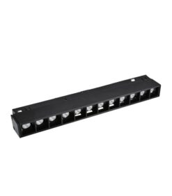 LED МАГНИТЕН ЛИНЕЕН ПРОЖЕКТОР MAGNA-H S2 12W 960Lm 3000K (ТОПЛО БЯЛО) 36° 220x22x43mm 48V ЧЕРНО 2102081 VITO