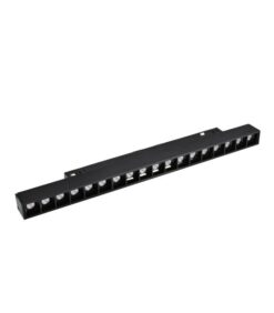 LED МАГНИТЕН ЛИНЕЕН ПРОЖЕКТОР MAGNA-H S2 18W 1440Lm 3000K (ТОПЛО БЯЛО) 36° 328x22x43mm 48V ЧЕРНО 2102101 VITO