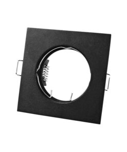 MINI ЛУНА ЗА ВГРАЖДАНЕ METALLICA-A GU10 Φ56MM ЧЕРЕН КВАДРАТЕН 2013100 VITO