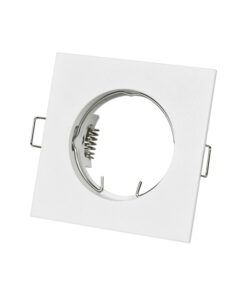 MINI ЛУНА ЗА ВГРАЖДАНЕ METALLICA-A GU10 Φ56MM БЯЛ КВАДРАТЕН 2013090 VITO