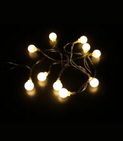 CHRISTMAS LIGHTING NATALE-12 BULB 10LED 2700K 1M 2xAA IP20 TRANSPARENT 5620660 VITO