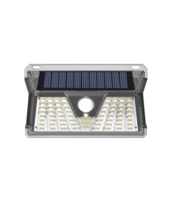 СОЛАРЕН LED ПРОЖЕКТОР SOLIGHT V 3W 170Lm 6400K (COOL WHITE) WITH PHOTO & PIR SENSOR 18650 3,7V 2400mAh IP44 BLACK 3210160 VITO