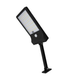 СОЛАРЕН LED ПРОЖЕКТОР SOLIGHT F 3W 440Lm 6400K (COOL WHITE) WITH PHOTO & PIR SENSOR 18650 3,7V 1800mAh IP44 BLACK 3210190 VITO
