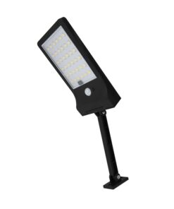 СОЛАРЕН LED ПРОЖЕКТОР SOLIGHT F 3W 440Lm 6400K (COOL WHITE) WITH PHOTO & PIR SENSOR 18650 3,7V 1800mAh IP44 BLACK 3210190 VITO