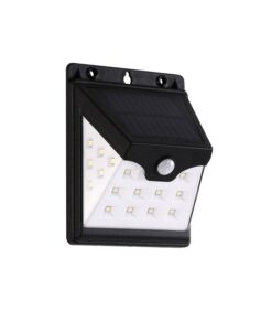 СОЛАРЕН LED ПРОЖЕКТОР SOLIGHT W 1W 110Lm 6400K (COOL WHITE) WITH PHOTO & PIR SENSOR 18650 3,7V 1200mAh IP44 BLACK 3210180 VITO