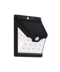 СОЛАРЕН LED ПРОЖЕКТОР SOLIGHT W 1W 110Lm 6400K (COOL WHITE) WITH PHOTO & PIR SENSOR 18650 3,7V 1200mAh IP44 BLACK 3210180 VITO