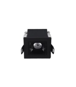СПОТ ОСВЕТИТЕЛ ЗА ВГРАЖДАНЕ ICECUBE-2 2W 188Lm 3000K (ТОПЛА СВЕТЛИНА) 45x45mm ЧЕРЕН 2102940 VITO