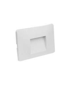 LED ВЪНШЕН ОСВЕТИТЕЛ ЗА СТЪПАЛА  ЗА ПОВЪРХНОСТЕН МОНТАЖ MINO 3W 180Lm 3000K (ТОПЛА СВЕТЛИНА) 134x85x13 БЯЛО 3410430 VITO