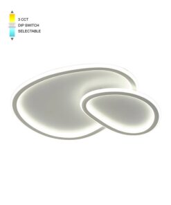 LED CEILING IRREGULAR SHAPE LIGHTING FIXTURE RING 64 480*400*H70 64W 3xCCT-DIP КЛЮЧ БЯЛ 2026280 VITO