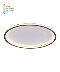 LED CEILING КРЪГЪЛ LIGHTING FIXTURE DISC 1 φ500*H45 46W 3xCCT-DIP КЛЮЧ БЯЛ+ЧЕРЕН 2026240 VITO
