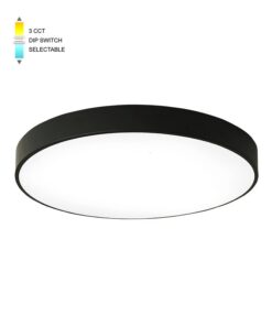 LED CEILING КРЪГЪЛ LIGHTING FIXTURE FINESSE R1-45 φ500*H50 45W 3xCCT-DIP КЛЮЧ ЧЕРЕН 2026120 VITO