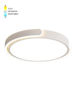 LED CEILING КРЪГЪЛ LIGHTING FIXTURE FINESSE R4-45 φ480*H50 60W 3xCCT-DIP КЛЮЧ БЯЛ 2026290 VITO