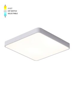 LED CEILING КВАДРАТЕН LIGHTING FIXTURE FINESSE S1-35 400*400*H50 35W 3xCCT-DIP КЛЮЧ БЯЛ 2026150 VITO, OPTION HANGING SET 202641