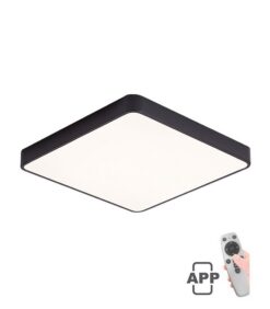 Черна LED плафониера Vito Ceiling S1-60 за спалня