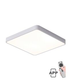 Бяла LED плафониера Vito Ceiling S1-60 за спалня или коридор