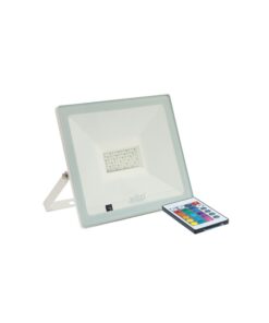 LED ПРОЖЕКТОР INDUS 50W 2500Lm RGB+W DIMMABLE IP65 БЯЛ ЦВЯТ 3022440 VITO