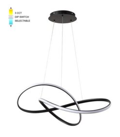 Черен ключ Vito Lighting H180 за електроинсталация