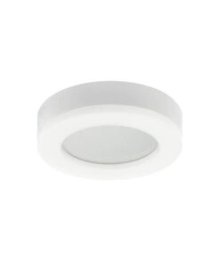 LED ВЪНШЕН ТЕХНИЧЕСКИ ОСВЕТИТЕЛ LUZ-BC 15W 1020Lm 4000K (НЕУТРАЛНА СВЕТЛИНА) IP65 Φ190x45mm БЯЛ ЦВЯТ 3400890 VITO