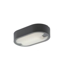 Сив LED външен плафон Vito Outdoor за екстериорно осветление
