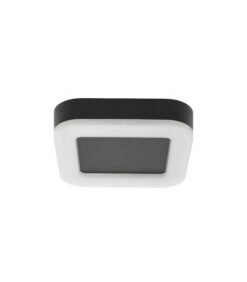 Черна LED плафониера Vito Luz-bs 3401020 за спалня или коридор