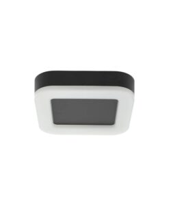 LED ВЪНШЕН ТЕХНИЧЕСКИ ОСВЕТИТЕЛ КВАДРАТ LUZ-BS 15W 1020Lm 4000K (НЕУТРАЛНА СВЕТЛИНА) IP65 190x190x45mm ЧЕРЕН ЦВЯТ 3401020 VITO