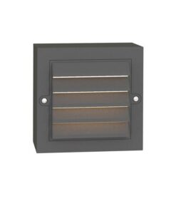 LED ВЪНШЕН ОСВЕТИТЕЛ ЗА СТЪПАЛА ADRIA ST2G 6W 150Lm 4000K (НЕУТРАЛНА СВЕТЛИНА) IP65 135x135x42mm ПЛАСТМАСА, ЦВЯТ АНТРАЦИТ 323066