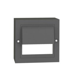 LED ВЪНШЕН ОСВЕТИТЕЛ ЗА СТЪПАЛА ADRIA ST2P 6W 150Lm 4000K (НЕУТРАЛНА СВЕТЛИНА) IP65 135x135x52mm ПЛАСТМАСА, ЦВЯТ АНТРАЦИТ 323065