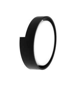 Черен LED аплик Vito Ori-w2 за екстериорно осветление