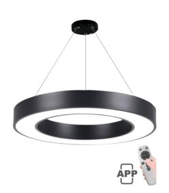 Черен LED полилей Vito Pendant D-60 за хол или трапезария