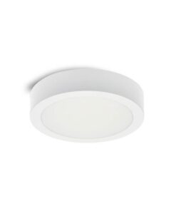 LED КРЪГЪЛ ПАНЕЛ ЗА ВЪНШЕН МОНТАЖ  PETRA-R Φ224x35mm 18W 1746Lm 3000K (ТОПЛА СВЕТЛИНА) БЯЛ ЦВЯТ 2025200 VITO