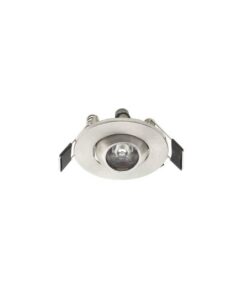 LED СПОТ ЗА ВГРАЖДАНЕ RITA 3 КРЪГЪЛ 1W 98Lm 3000K (ТОПЛА СВЕТЛИНА) Φ53x30mm INOX 2021600 VITO