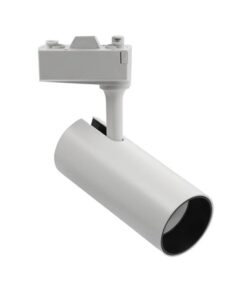 LED ПРОЖЕКТОР ЗА ШИНА МОНОФАЗЕН SUN-G3 30W 2430Lm COB 24° 3000K (ТОПЛА СВЕТЛИНА) БЯЛ ЦВЯТ 2101820 VITO