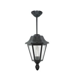 ГРАДИНСКИ ВИСЯЩ ФЕНЕР VERONA-H E27 ЧЕРЕН ЦВЯТ IP44 ПЛАСТМАСОВ 240x240x500mm ЧЕРЕН ЦВЯТ 3242080 VITO